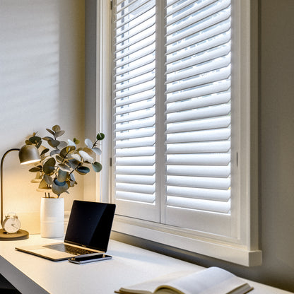 Basswood Plantation Shutters (Pure Colour)