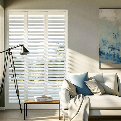 Basswood Plantation Shutters (Pure Colour)